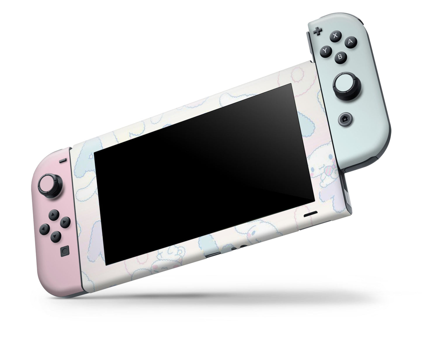 Lux Skins Nintendo Switch Cinnamoroll Cute White Puppy Face Full Set Skins - Anime Cinnamoroll Skin