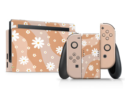 Summer Daisy Nintendo Switch Skin