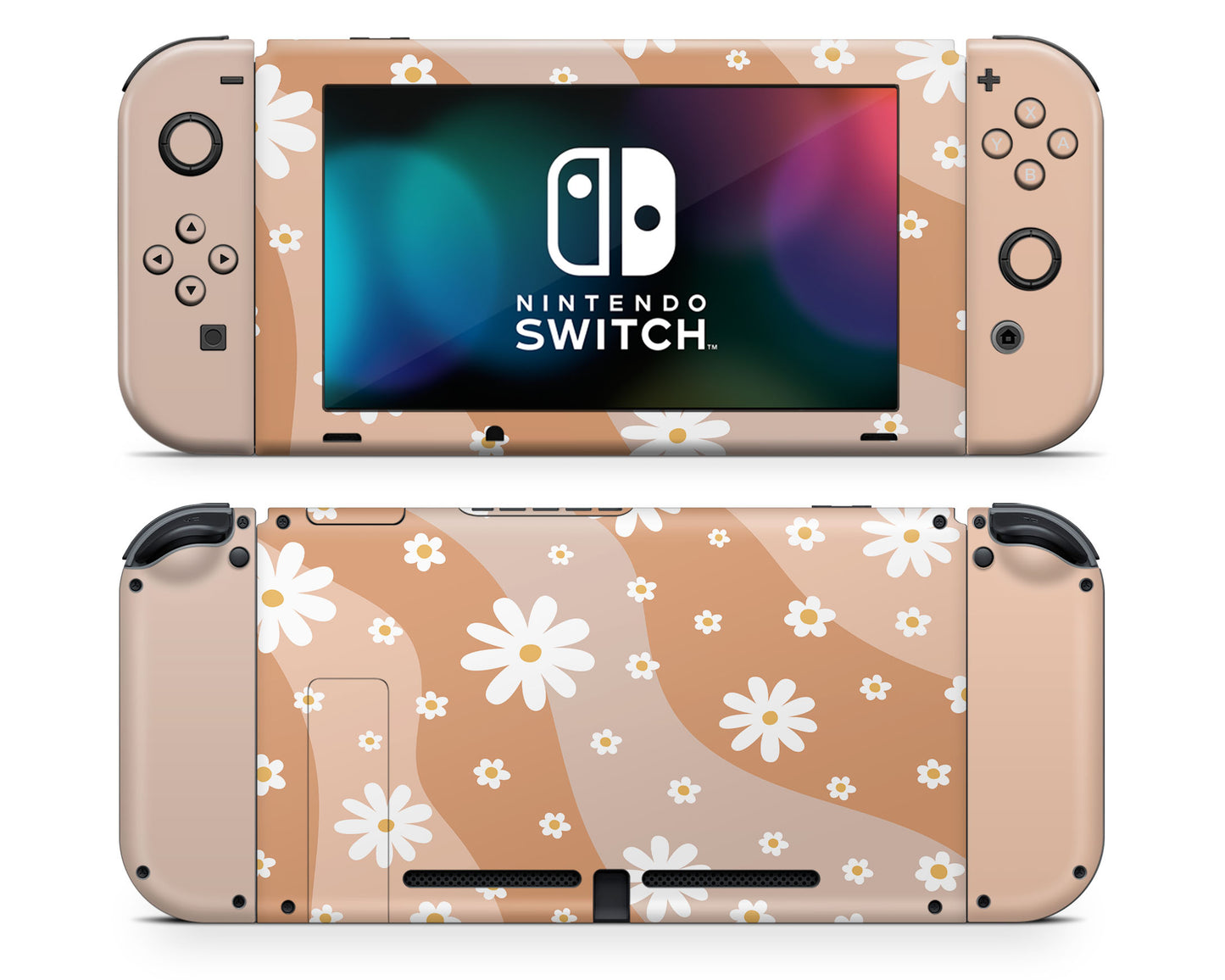 Summer Daisy Nintendo Switch Skin