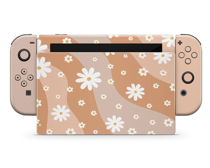 Summer Daisy Nintendo Switch Skin