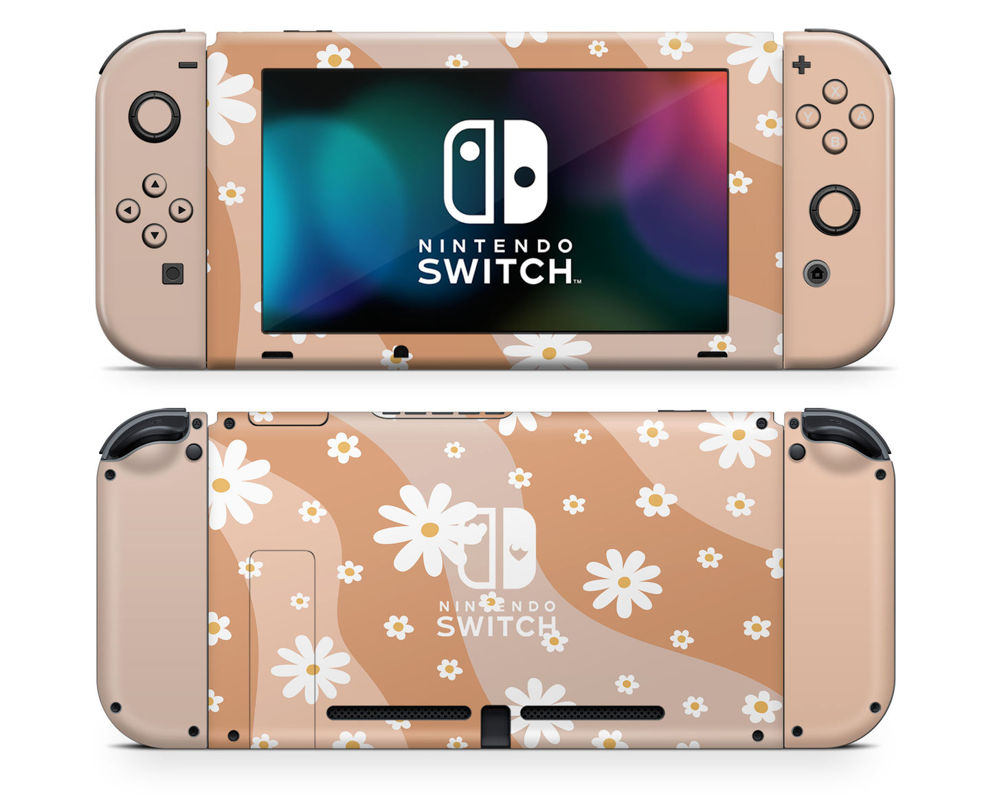 Summer Daisy Nintendo Switch Skin