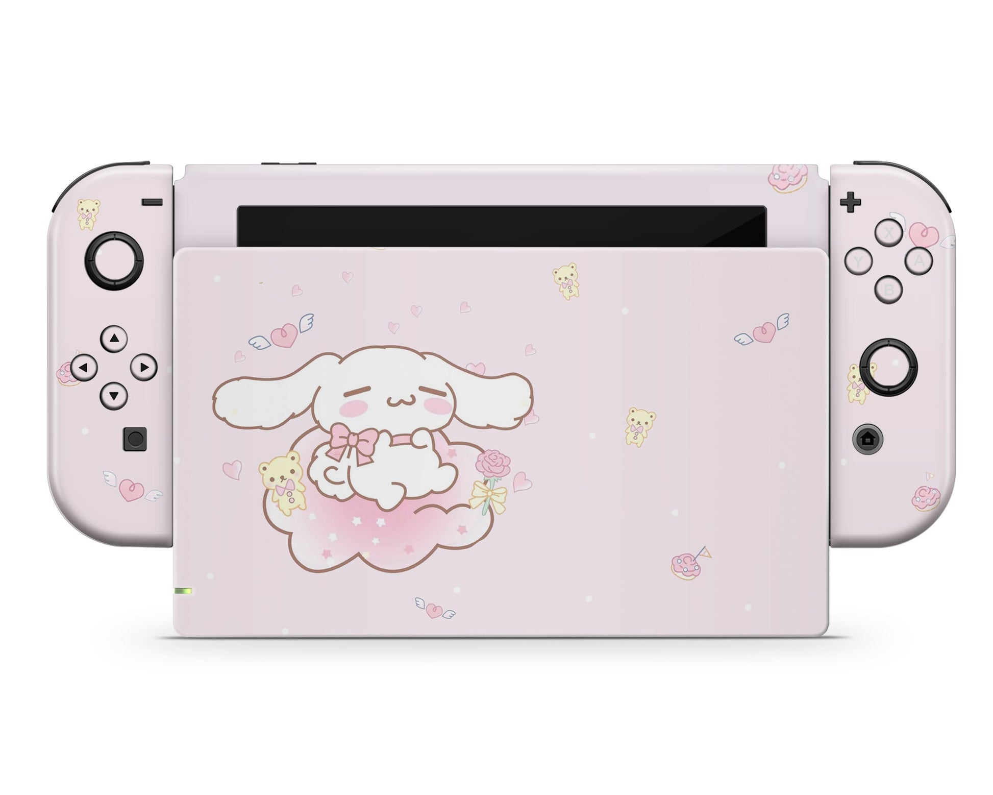 Lux Skins Nintendo Switch Cinnamoroll Cloud Pink Joycons Only Skins - Anime Cinnamoroll Skin