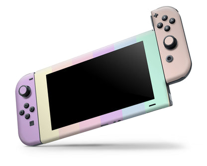 Pastel Stripes Nintendo Switch Skin