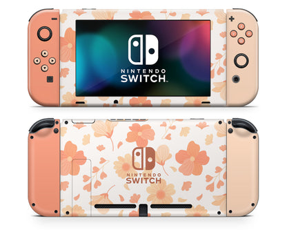 Orange Spring Season Nintendo Switch Skin