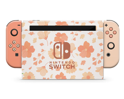 Orange Spring Season Nintendo Switch Skin