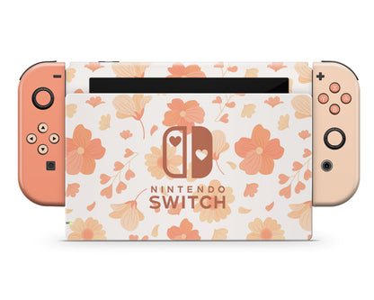 Orange Spring Season Nintendo Switch Skin