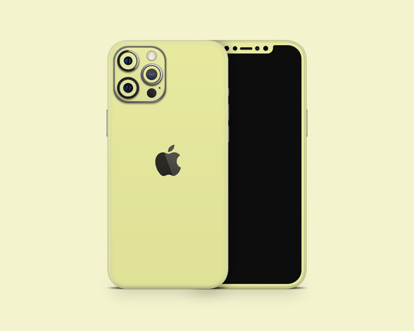 Lux Skins iPhone Light Yellow iPhone 16 Pro Max Skins - Solid Colours Apple Colour Series Skin