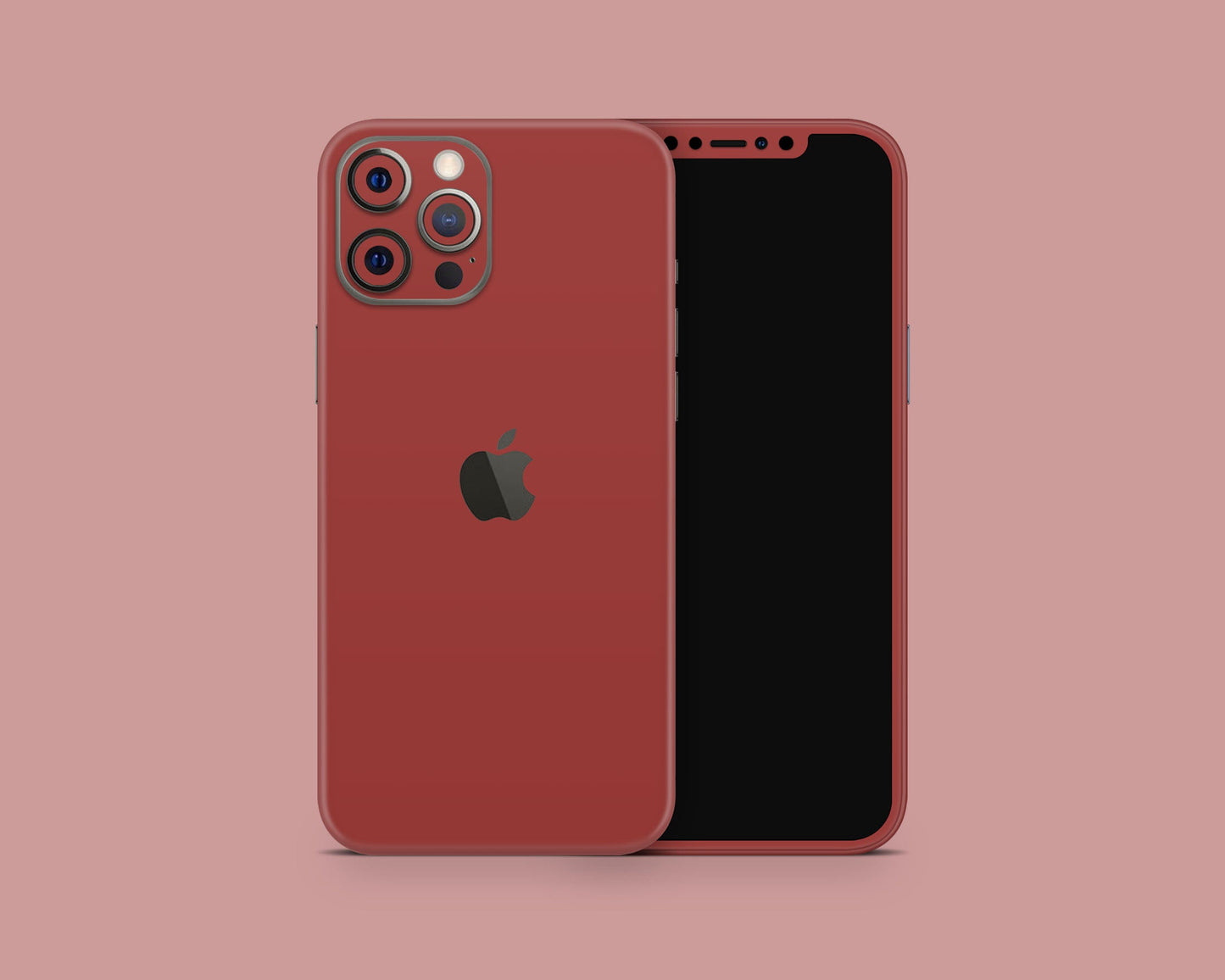 Lux Skins iPhone Fire Red iPhone 16 Pro Max Skins - Solid Colours Insanity Series Skin