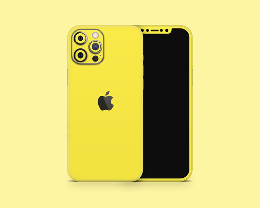 Lux Skins iPhone Yellow iPhone 16 Pro Max Skins - Solid Colours Insanity Series Skin