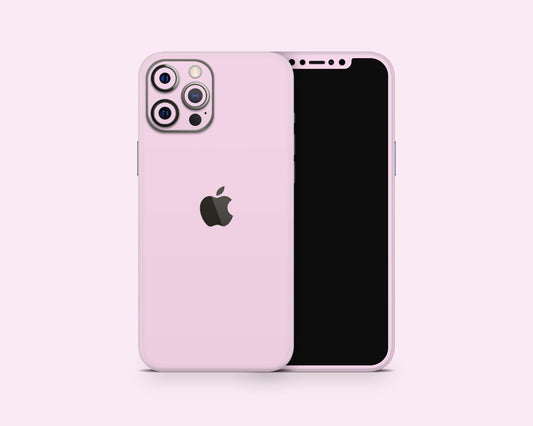 Lux Skins iPhone Pale Rose iPhone 16 Pro Max Skins - Solid Colours Macaron Series Skin