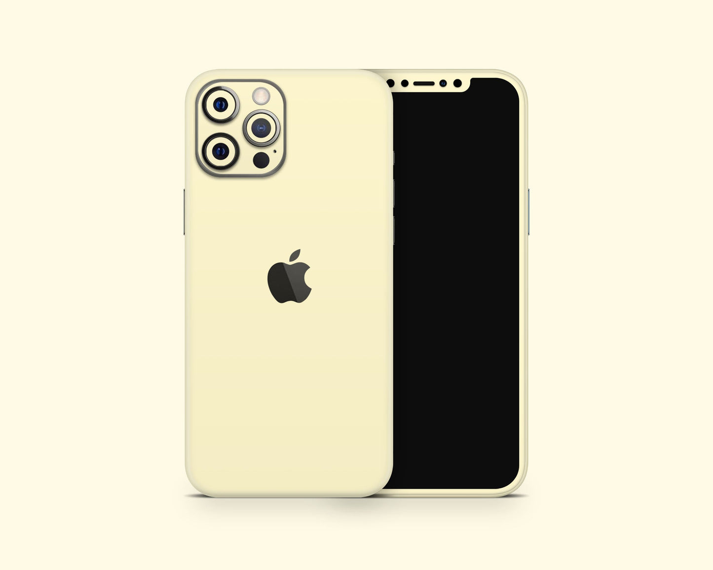 Lux Skins iPhone Lemon Sorbet iPhone 16 Pro Max Skins - Solid Colours Macaron Series Skin