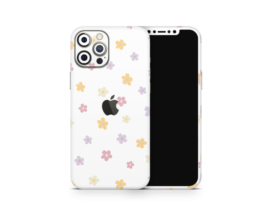 Lux Skins iPhone Retro Daisy Flower iPhone 16 Pro Max Skins - Art FLoral Skin