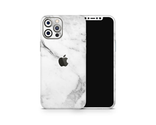 Lux Skins iPhone White Marble iPhone 16 Pro Max Skins - Pattern Marble Skin