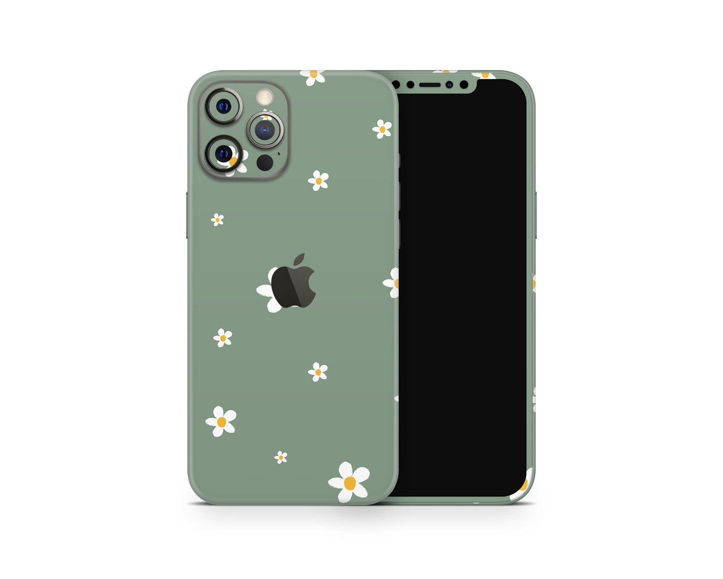 Lux Skins iPhone Green Daisy iPhone 16 Pro Max Skins - Art Floral Skin