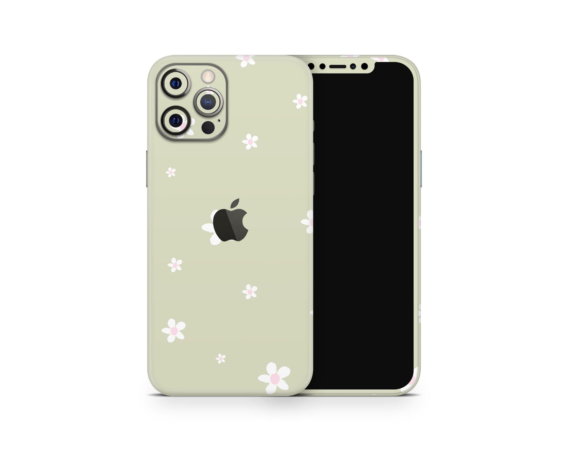 Lux Skins iPhone Matcha Daisy iPhone 16 Pro Max Skins - Art Floral Skin