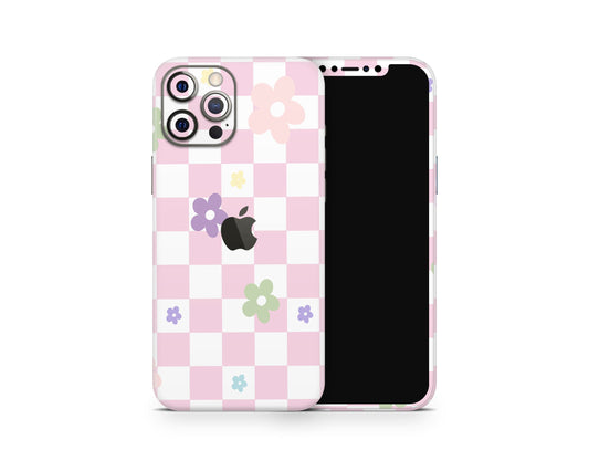 Lux Skins iPhone Pink Danish Pastel Flower iPhone 16 Pro Max Skins - Art Floral Skin