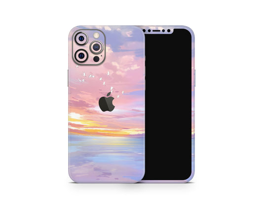 Lux Skins iPhone Bora Bora Sunset iPhone 16 Pro Max Skins - Art Clouds Skin