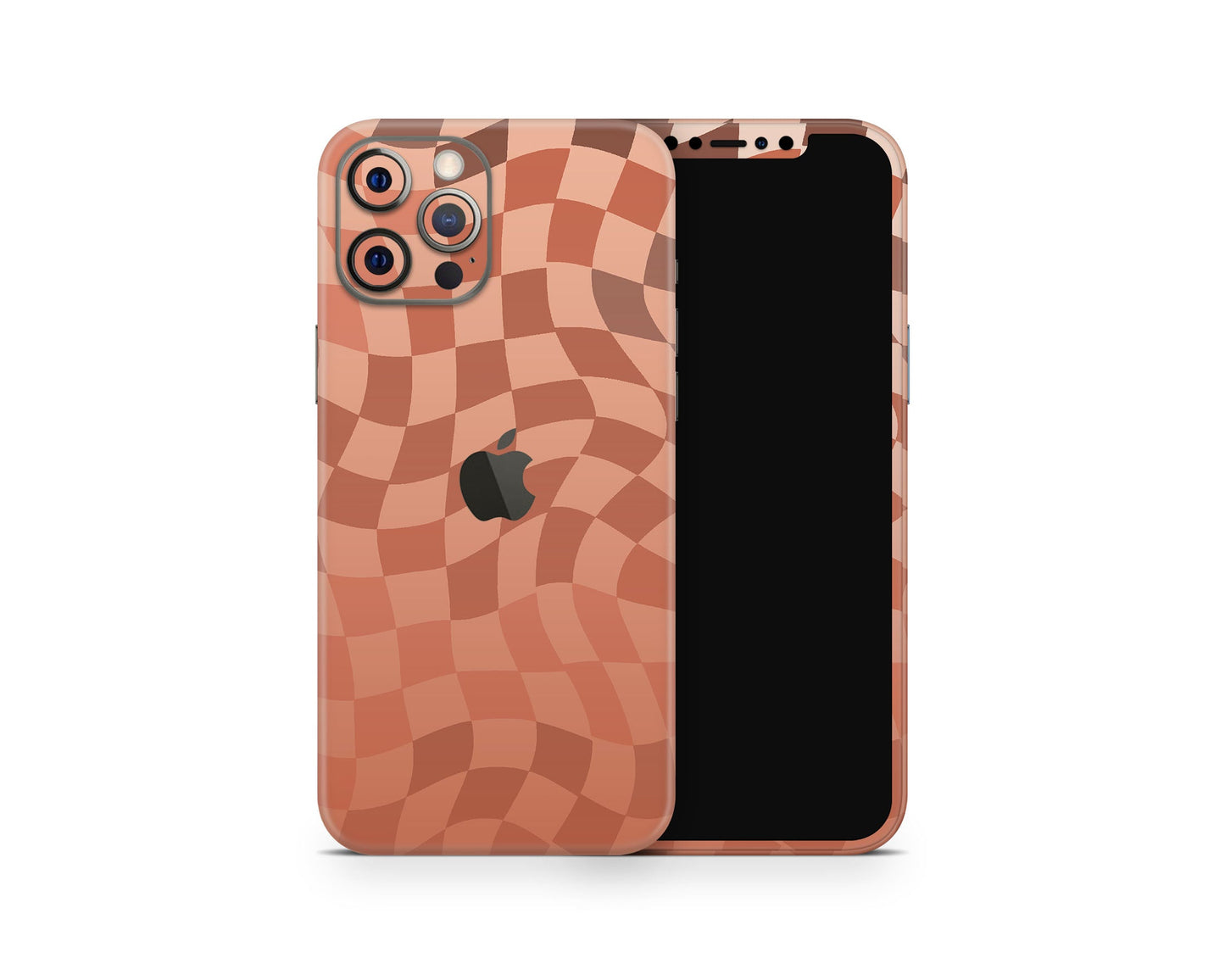 Lux Skins iPhone Pumpkin Patch Checkered iPhone 16 Pro Max Skins - Pattern Artwork Skin