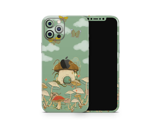 Lux Skins iPhone Sage Cottagecore Mushroom House iPhone 16 Pro Max Skins - Art Animals Skin