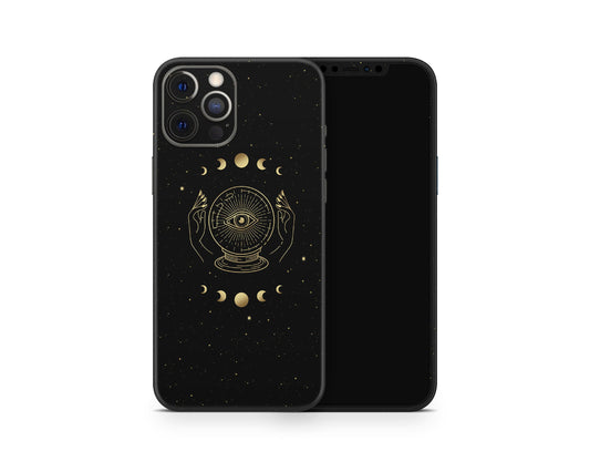 Lux Skins iPhone Crystal Ball All Seeing Eye Tarot Card iPhone 16 Pro Max Skins - Pattern Abstract Skin