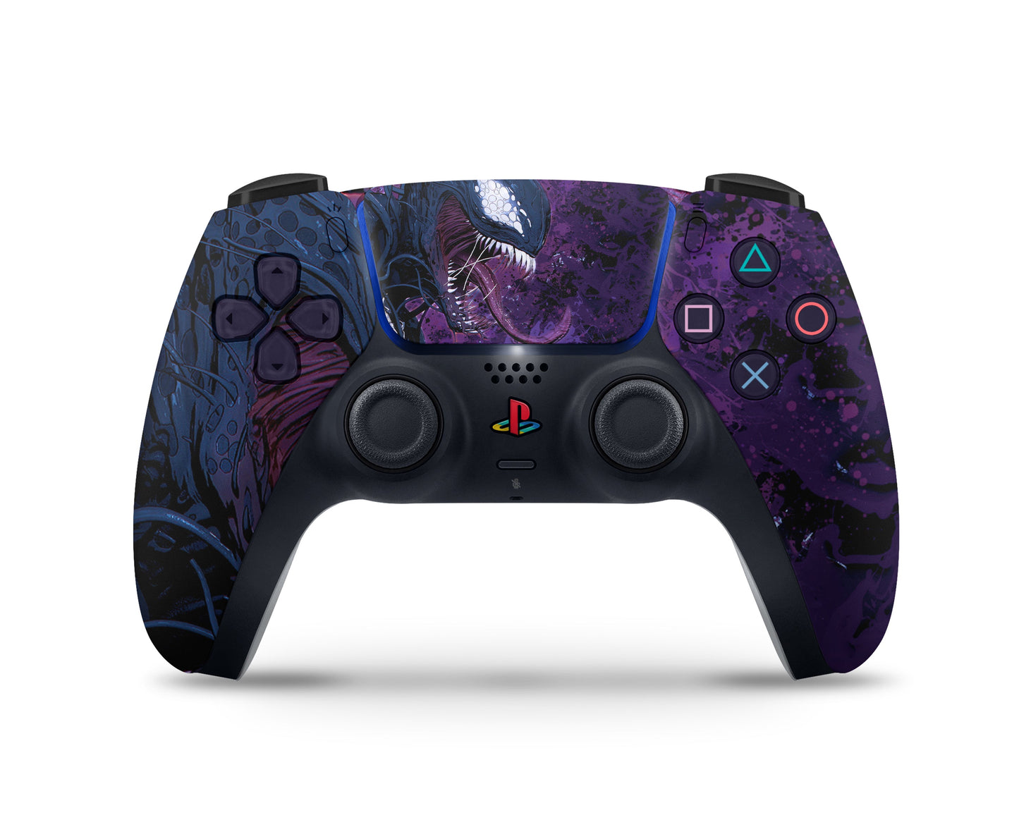 Lux Skins PS5 Pro Purple Venom PS5 Pro Skins - Pop culture Spiderman Skin