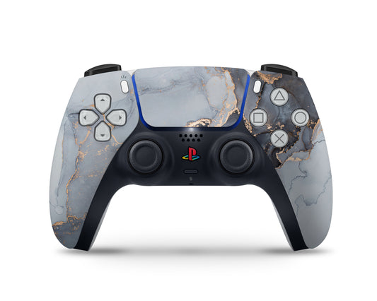 Ethereal Gold Marble PS5 Controller Skin