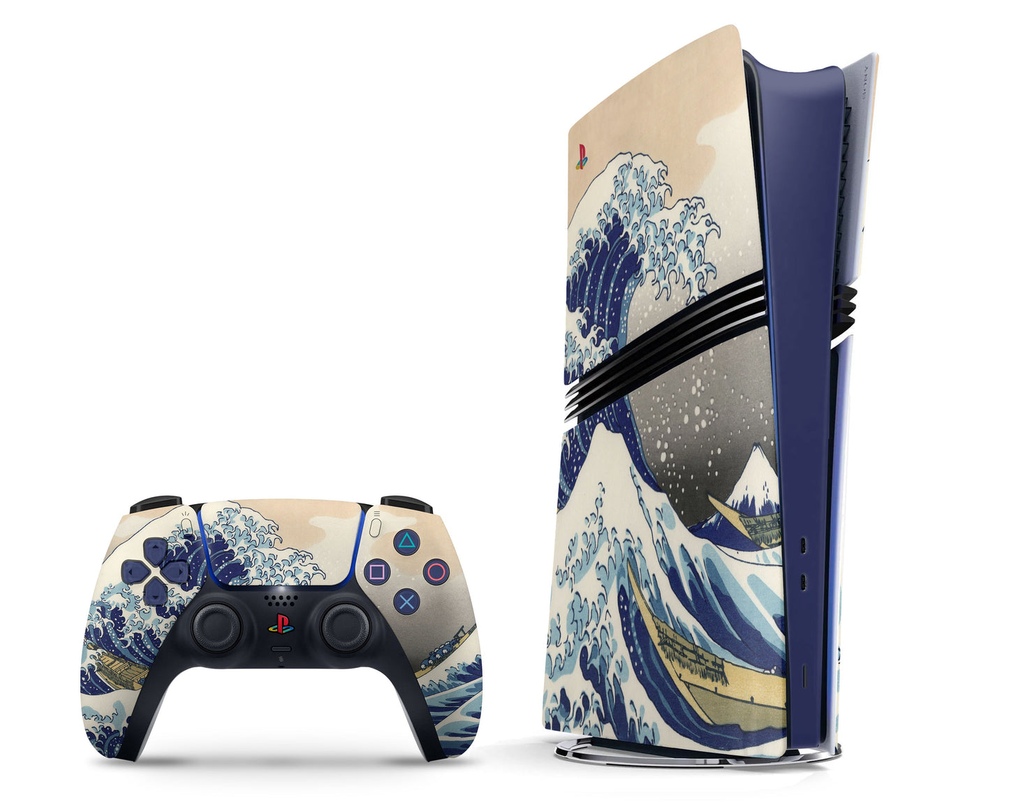 Lux Skins PS5 Pro Great Wave off Kanagawa PS5 Pro Skins - Art Artwork Skin