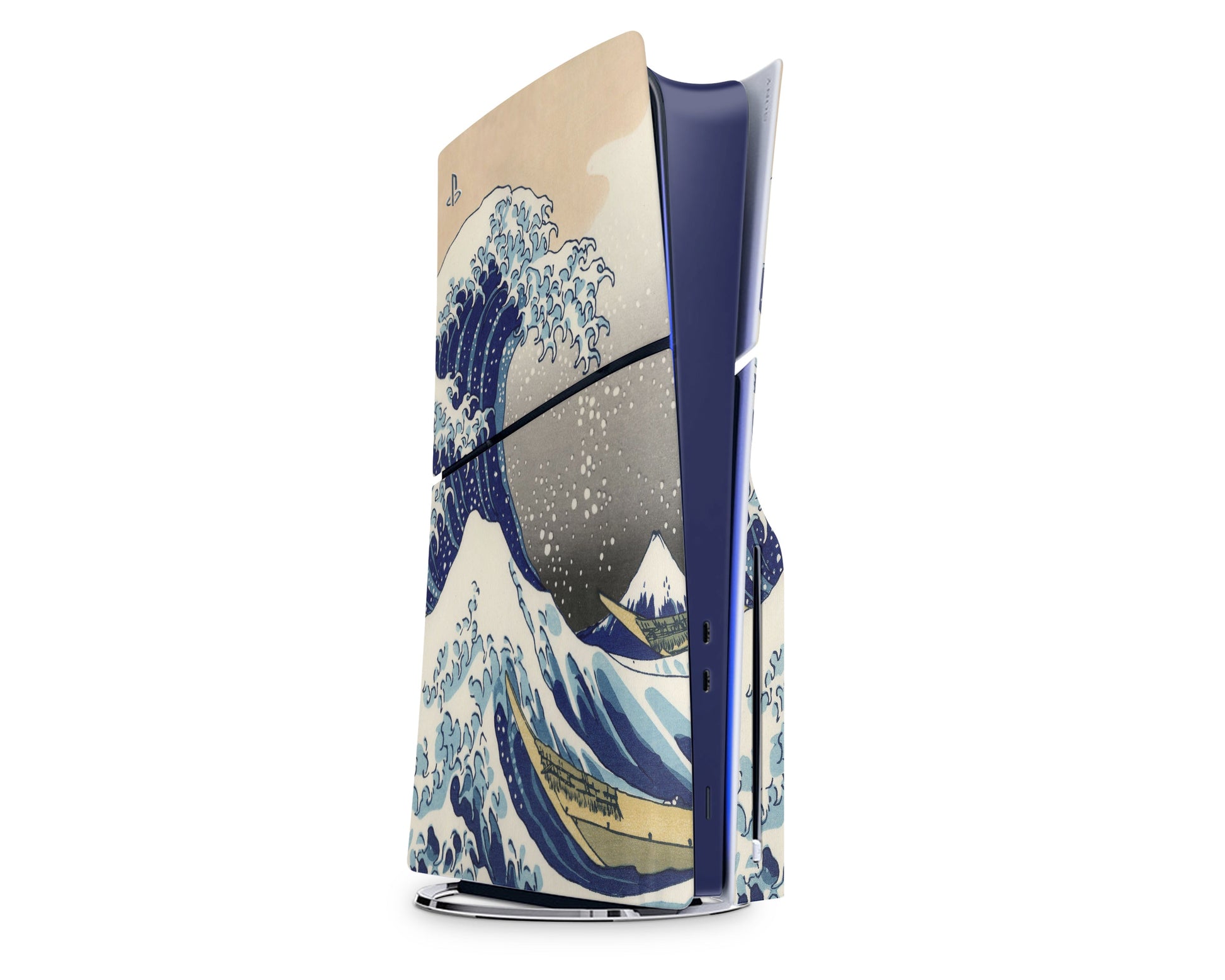 Lux Skins PS5 Slim Great Wave off Kanagawa PS5 Slim Skins - Art Artwork Skin