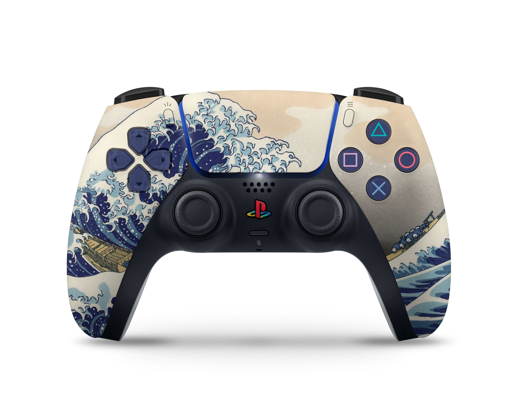 Lux Skins PS5 Slim Great Wave off Kanagawa PS5 Slim Skins - Art Artwork Skin