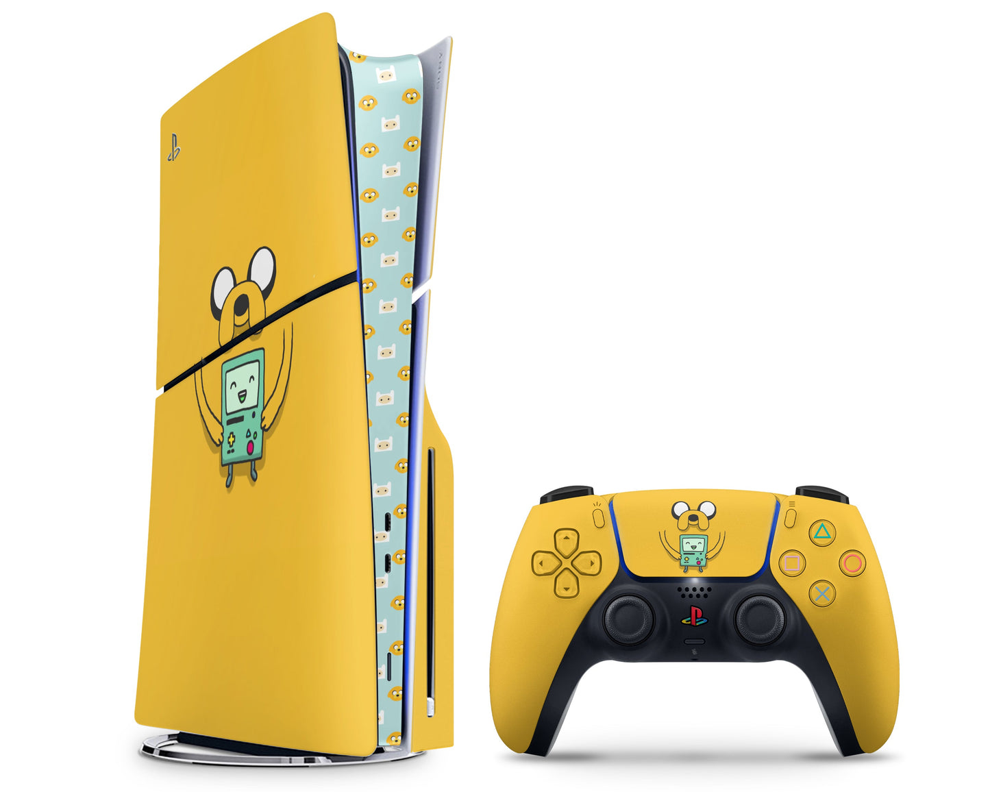 Lux Skins PS5 Slim Adventure Time Jake the Dog PS5 Slim Skins - Pop culture Adventure Time Skin