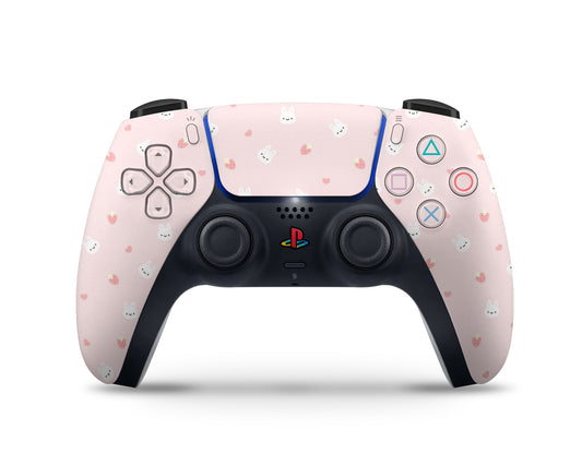 Pink Strawberry Rabbit PS5 Controller Skin