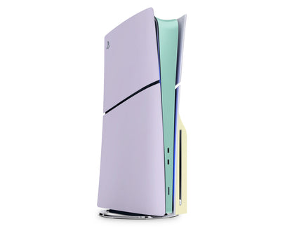 Lux Skins PS5 Slim Retro 80s Pastel Color Blocking PS5 Slim Skins - Solid Colours Colour Blocking Skin