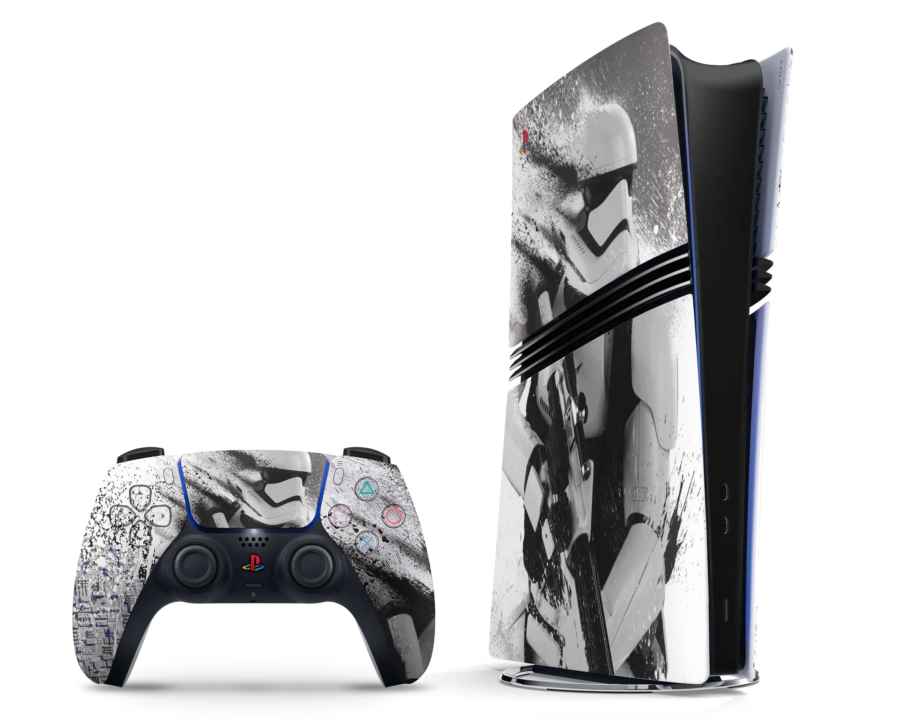 Star Wars Stormtrooper White PS5 Pro Skin – Lux Skins Official