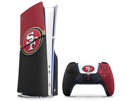 Lux Skins PS5 Slim San Francisco 49ers PS5 Slim Skins - Sports  Skin