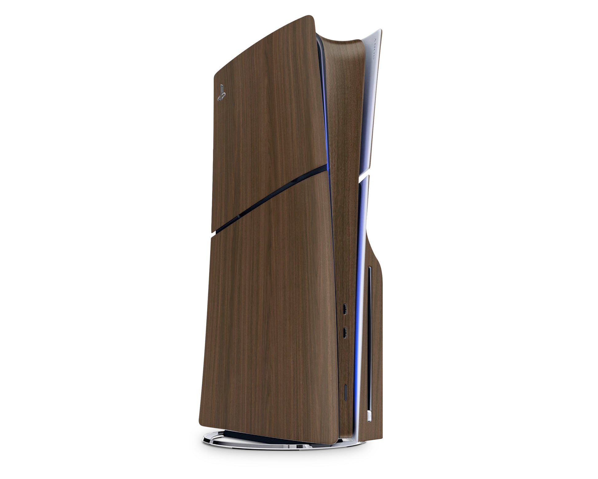 Lux Skins PS5 Slim Walnut Woodgrain PS5 Slim Skins - Pattern Texture Skin