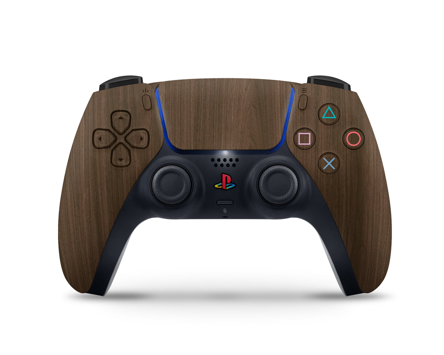 Walnut Woodgrain PS5 Controller Skin