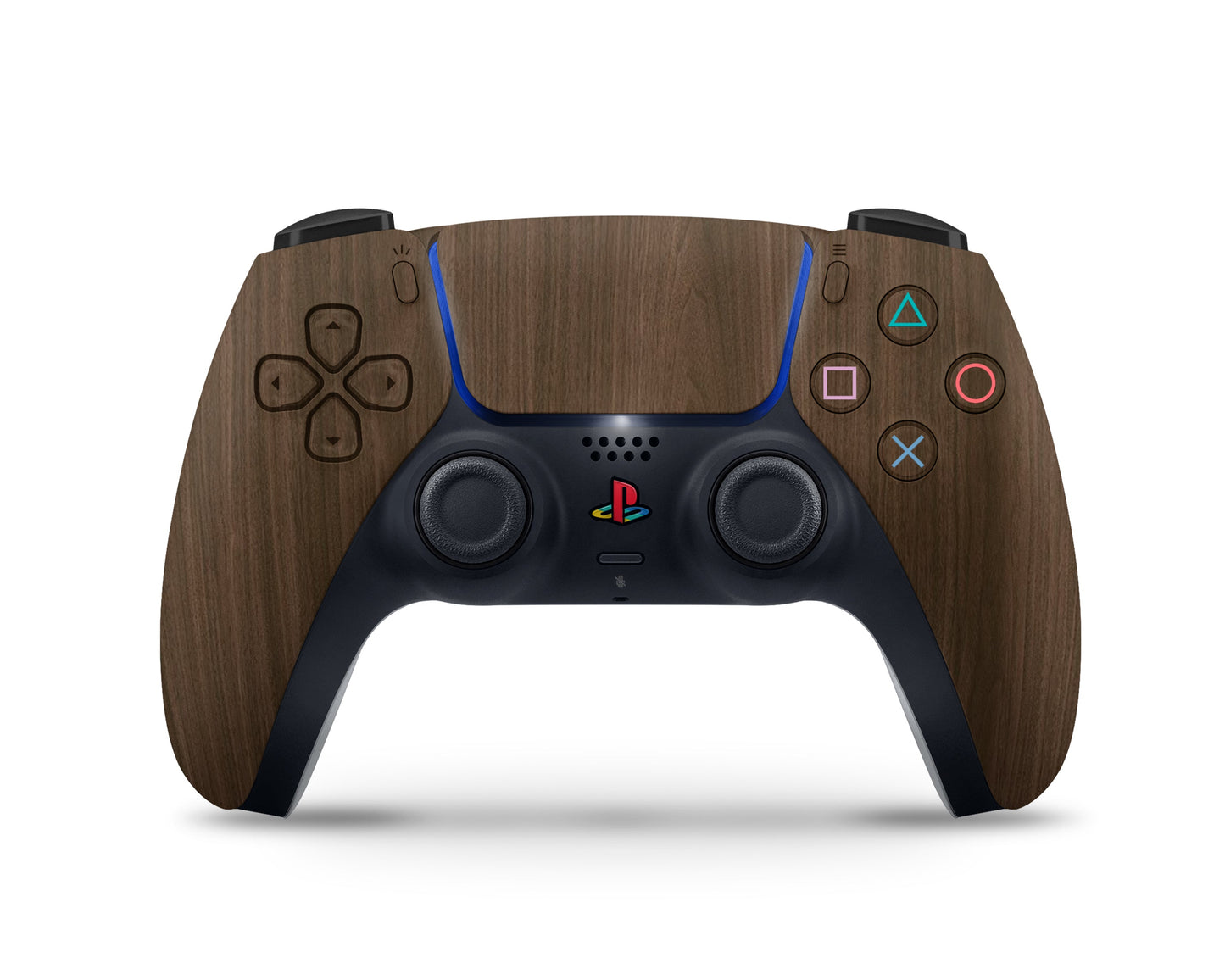 Lux Skins PS5 Slim Walnut Woodgrain PS5 Slim Skins - Pattern Texture Skin