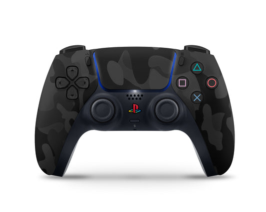 Black Camo PS5 Controller Skin