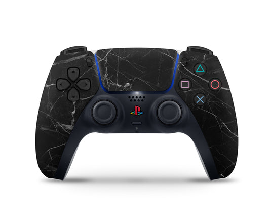 Black Marble PS5 Controller Skin