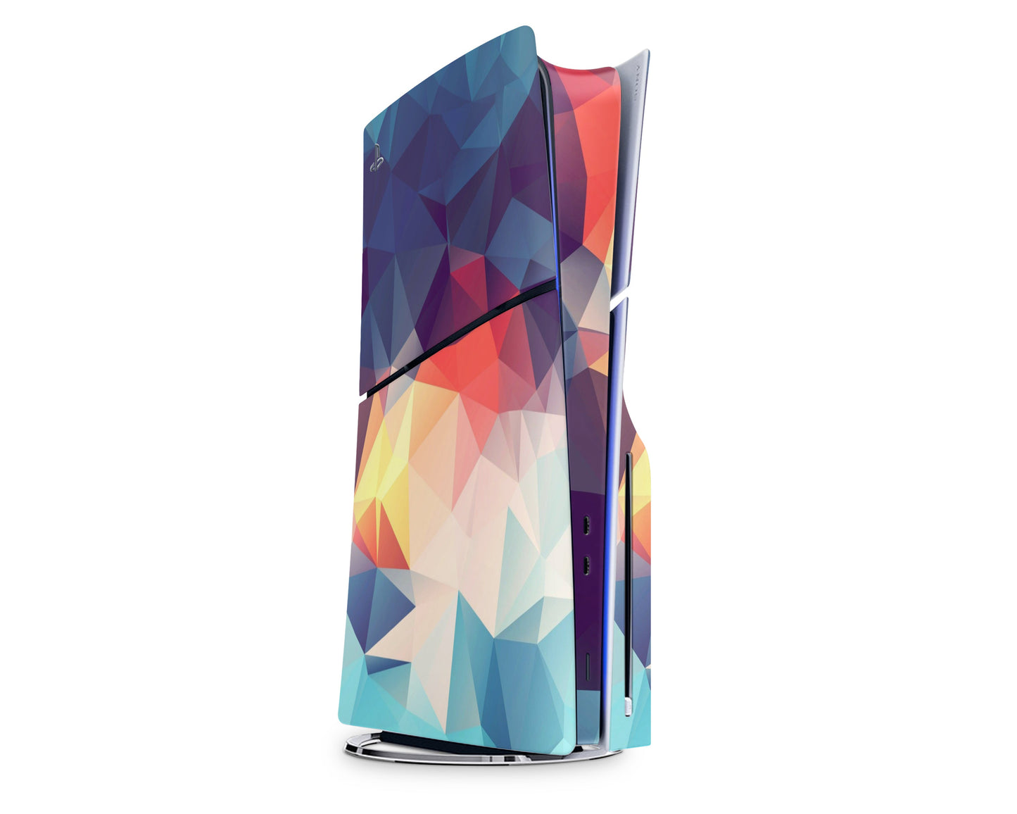 Lux Skins PS5 Slim Retro Geometric PS5 Slim Skins - Pattern Texture Skin