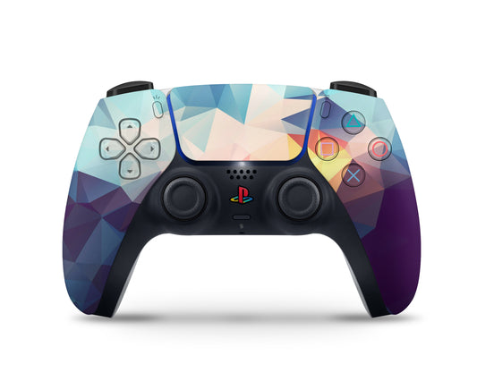 Retro Geometric PS5 Controller Skin