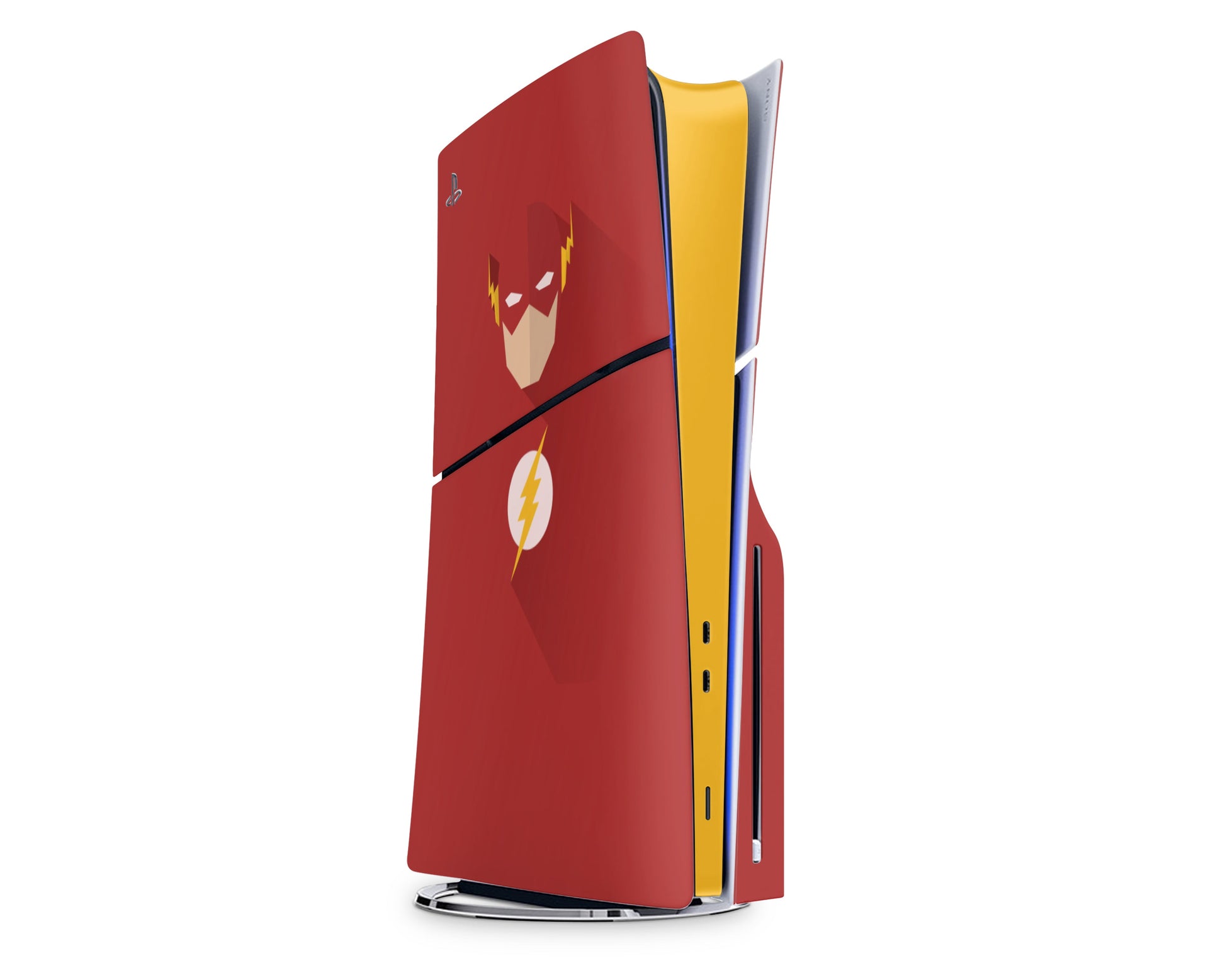 Lux Skins PS5 Slim The Flash PS5 Slim Skins - Pop culture Comics Skin