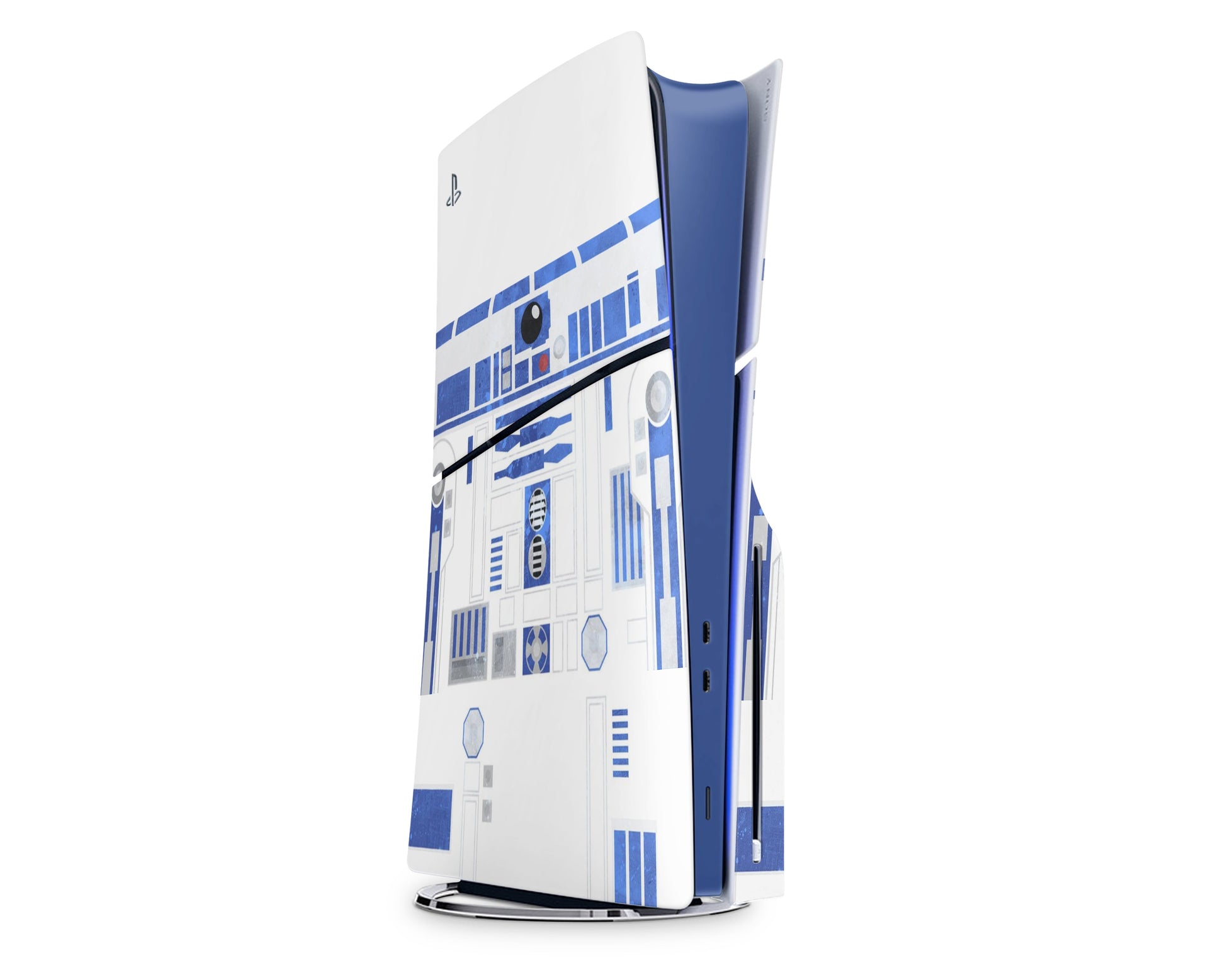 Lux Skins PS5 Slim Star Wars R2D2 PS5 Slim Skins - Pop culture Star Wars Skin