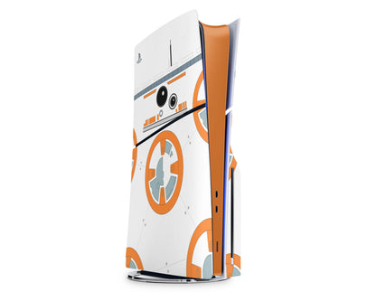 Lux Skins PS5 Slim Star Wars BB8 PS5 Slim Skins - Pop culture Star Wars Skin