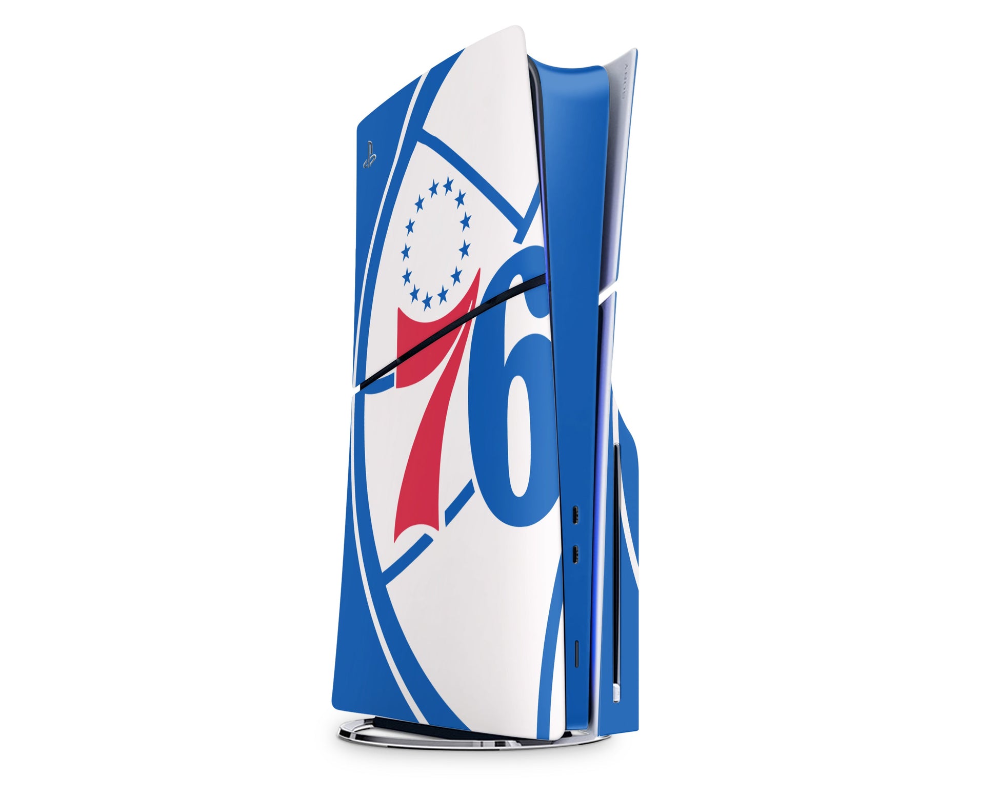 Lux Skins PS5 Slim Philadelphia 76ers PS5 Slim Skins - Sports Basketball Skin