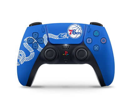 Lux Skins PS5 Slim Philadelphia 76ers PS5 Slim Skins - Sports Basketball Skin