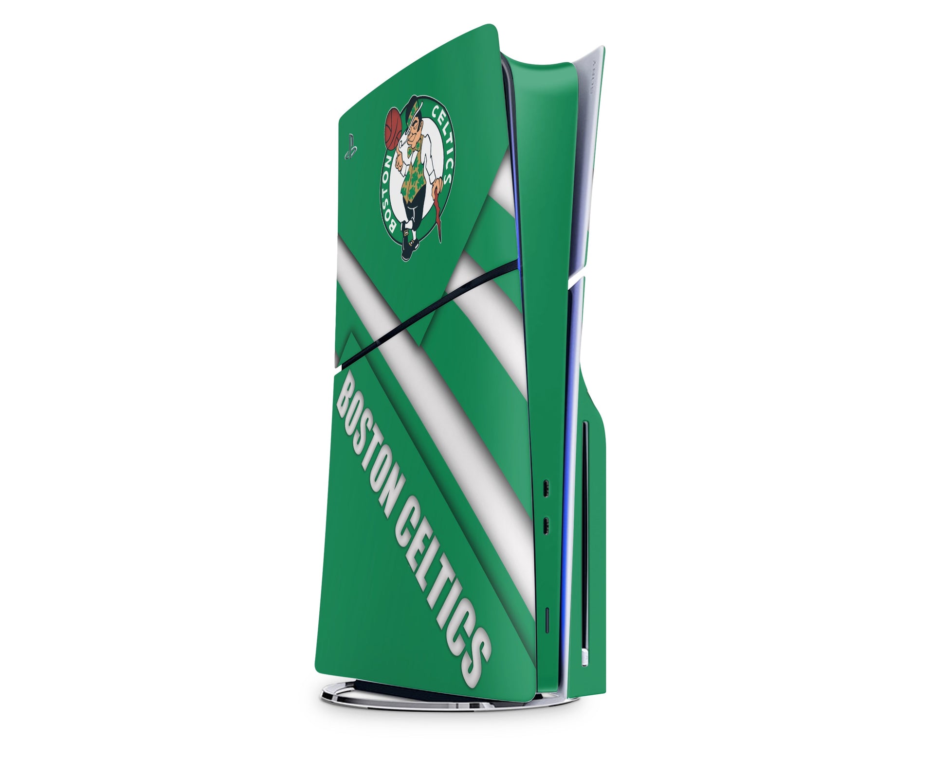 Lux Skins PS5 Slim Boston Celtics PS5 Slim Skins - Sports Basketball Skin