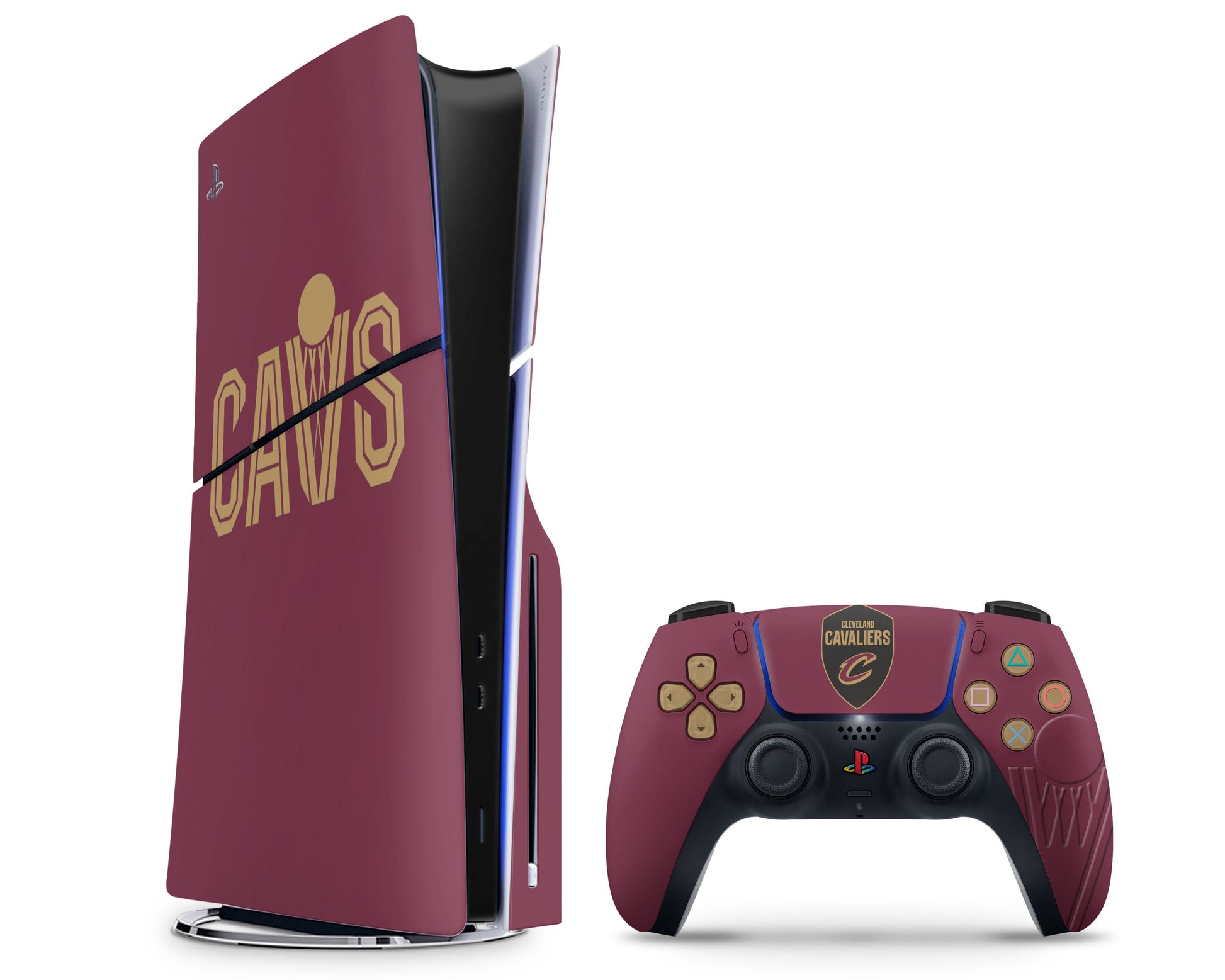 Lux Skins PS5 Slim Cleveland Cavaliers PS5 Slim Skins - Sports Basketball Skin