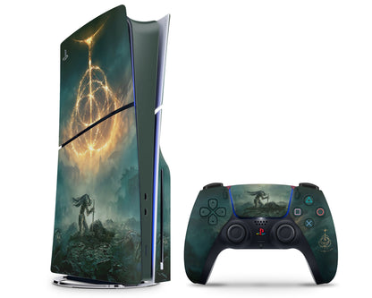 Lux Skins PS5 Slim Elden Ring PS5 Slim Skins - Pop culture  Skin