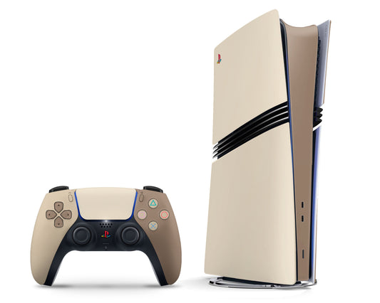 Lux Skins PS5 Pro Iced Latte PS5 Pro Skins - Solid Colours Colour Blocking Skin